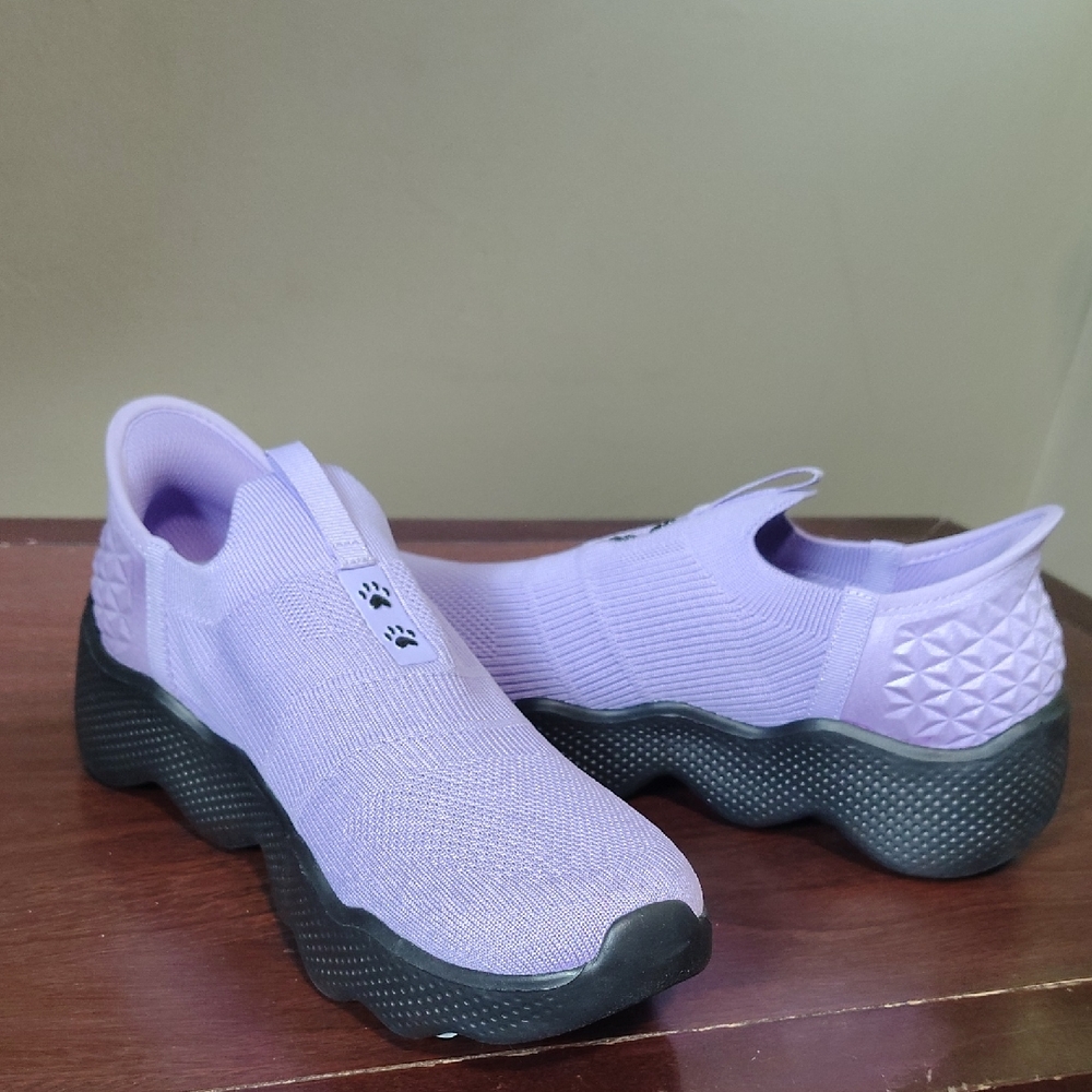 The Animal Rescue Site Purple/Black Walking Slip On Shoes Size 11